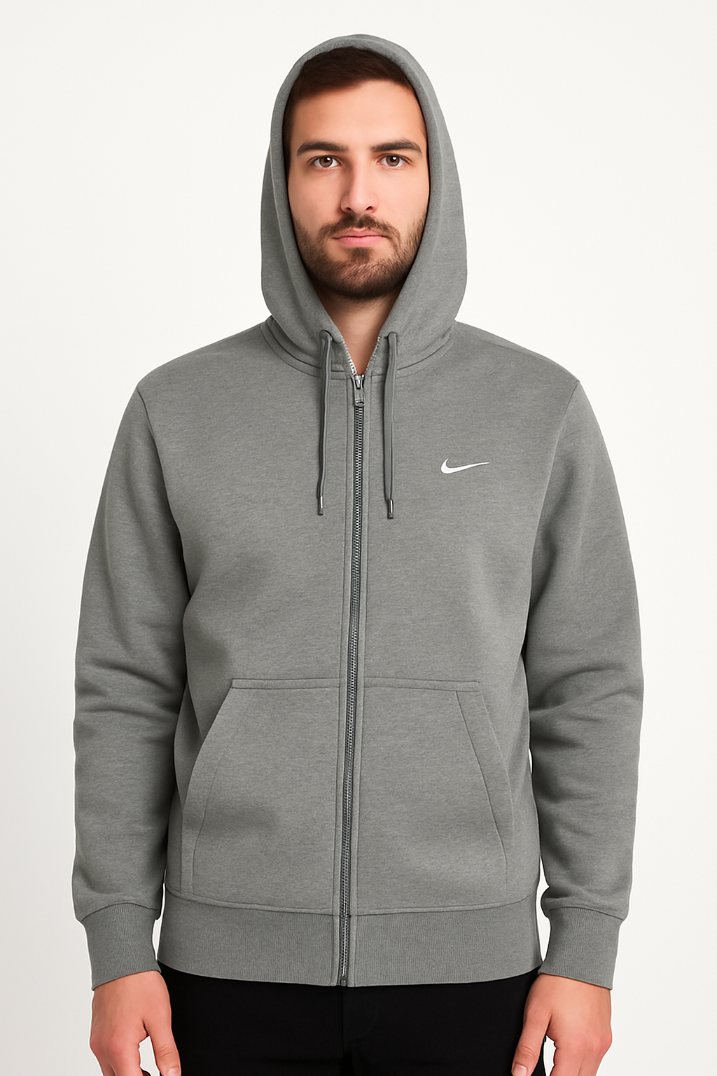 Nike ανδρική γκρι ζακέτα