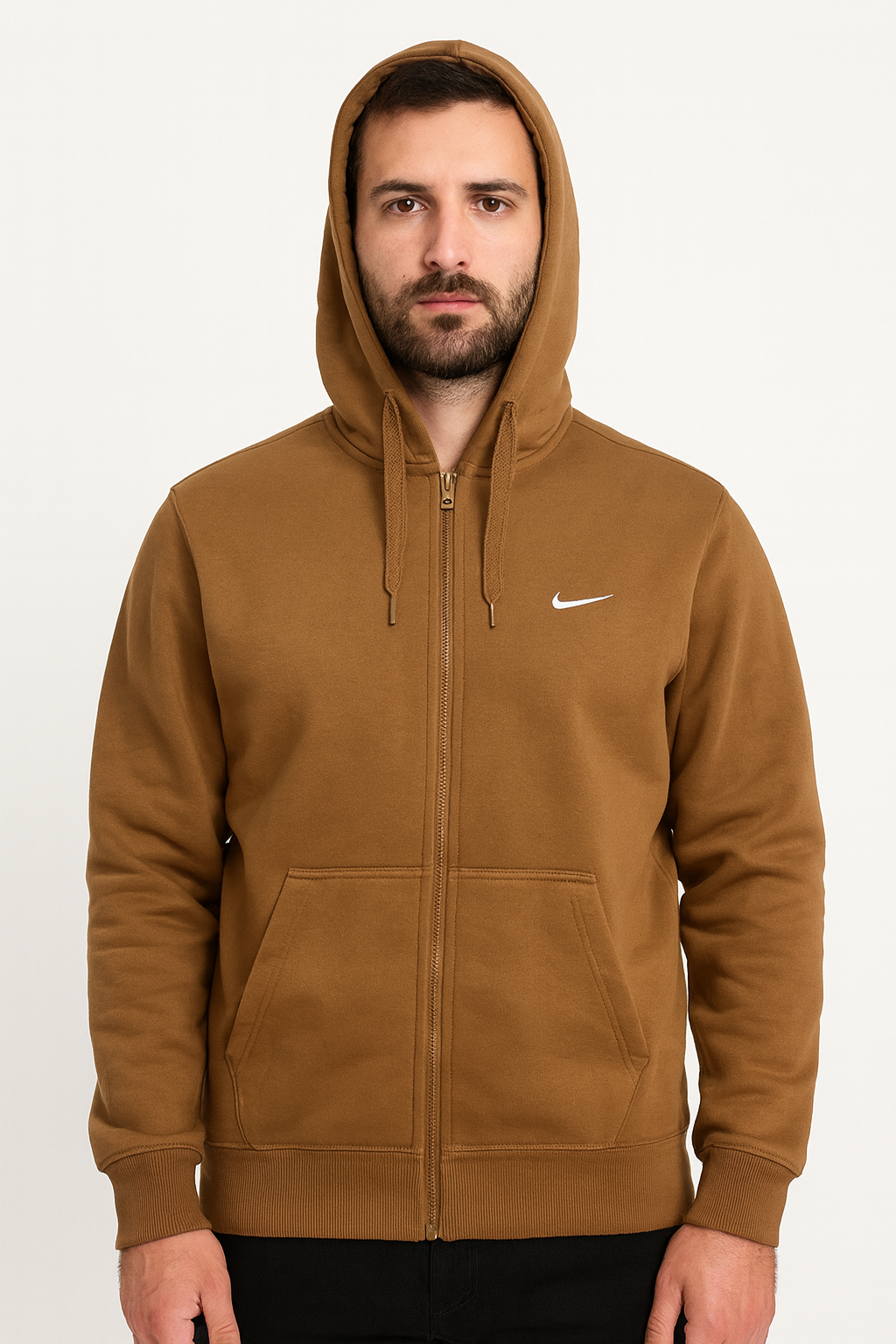 Nike ανδρική καφέ ζακέτα