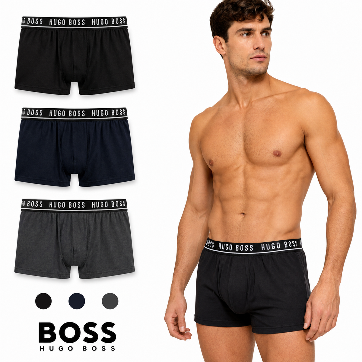 BOSS μποξεράκια 3 τεμάχια