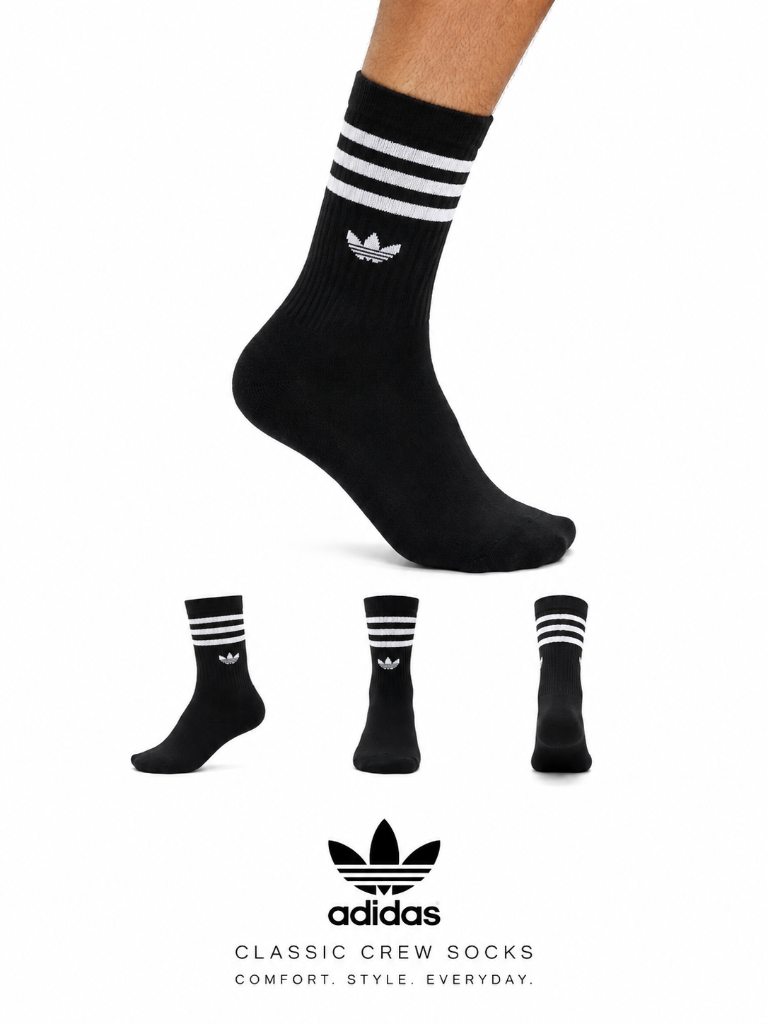 Adidas κάλτσες 6 τεμάχια