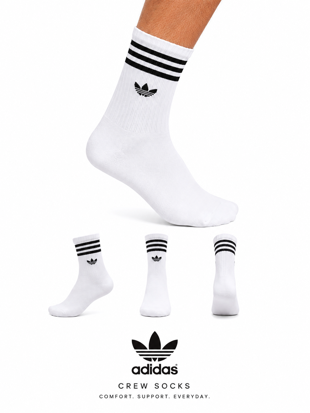 Adidas κάλτσες 6 τεμάχια