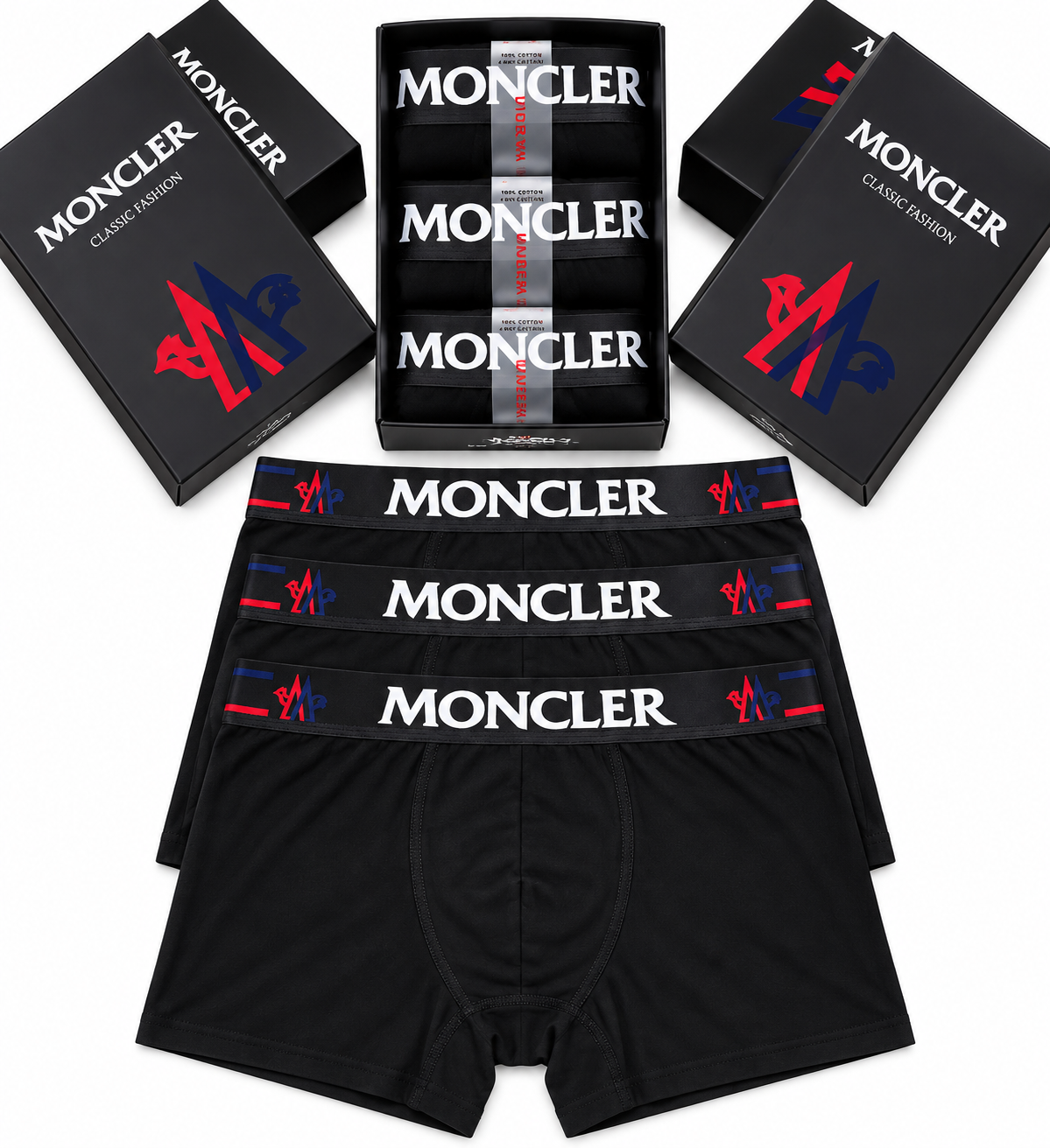 Moncler μποξεράκια 3 τεμάχια