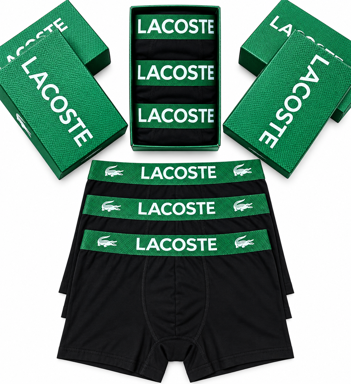Lacoste μποξεράκια 3 τεμάχια